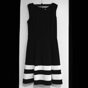 Calvin Klein Sleeveless Fit & Flare Dress